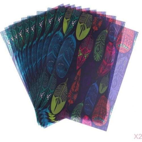 20 Pieces No Fluorescent Agent Wax Packing Paper for Wrapping Soap/Hard Candies, 21x14cm/Sheet, CUTE Feather Pattern Printed
