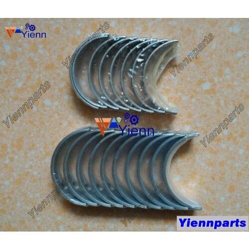 For TOYOTA 3P 4P Crankshaft Main Bearing Connecting Rod Bearing set Over size +1.0mm Fit For TOYOTA Forklifts 2FGL-7 2FGL-9