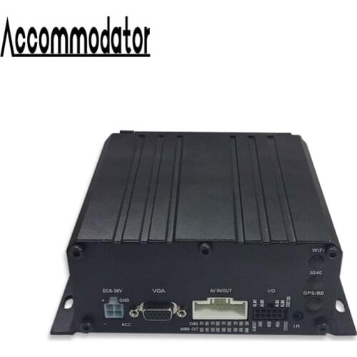 H.264 AHD 1080P HDD SD Card 4 Channels Vehicle Car Trailer Truck Taxi School Bus Mobile DVR