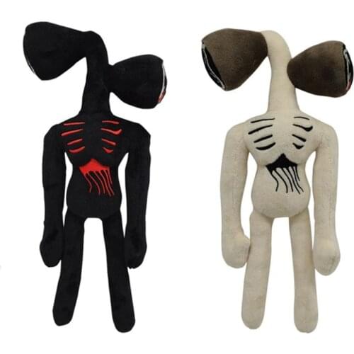 25-35cm Anime Toy Siren Head Plush Doll Toys Scary Black White Red Sirenhead Cat Soft Cartoon Stuffed Figure Children Gift Dolls