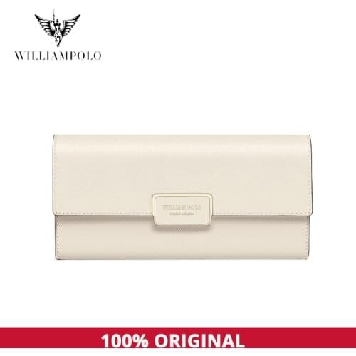 Leather Wallet For Women Fashion Hand Wallet High Grade Large Capacity Mobile Phone Bag Multi Function Card Holder