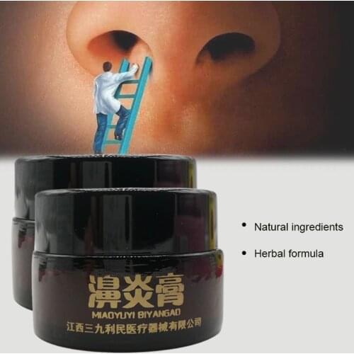 Natural Ingredients Nose Ointment Is An Effective To Relieve Headaches Rhinitis And Sinusitis Nose Cream For Health Care
