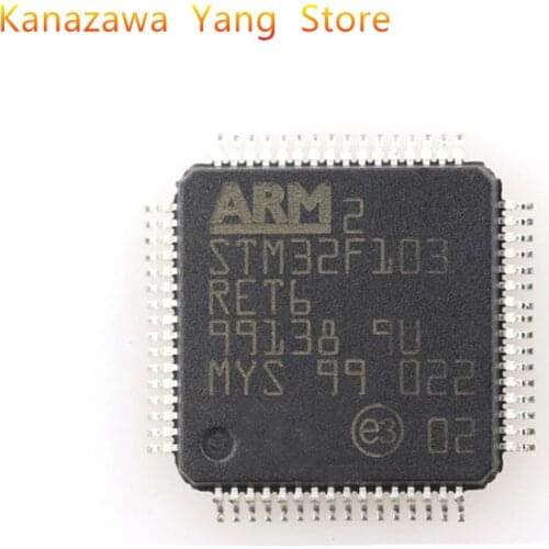 1 Pcs 5Pcs/Lot Brand New STM32F103RET6 STM32F103 RET6 LQFP64 32-bit Microcontroller MCU In Stock Best Quality