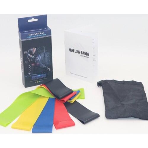 Resistance Bands Set - Latex Exercise Loop Bands for Workout and Stretching for Legs Butt Glutes Yoga Fitness