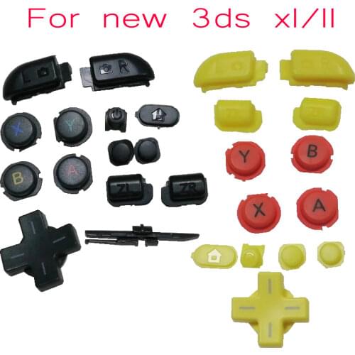 Original NEW Pika ChYellow Buttons Set For new 3DS XL Console Include 13 Parts