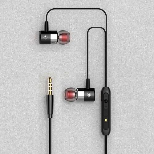 In ear 3.5mm Wired Earphone Subwoofer Stereo Earbuds Headset Smartphone With Mic for Android iPh handphone Universal