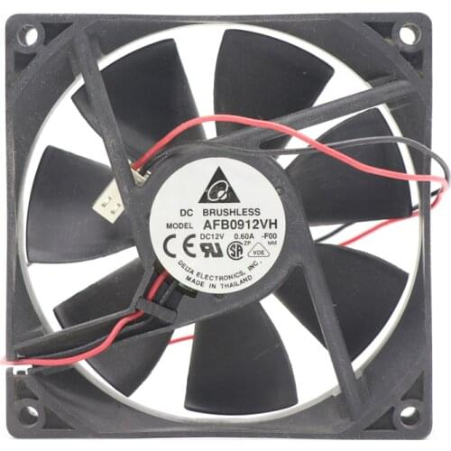 New Original ADDA AFB0912VH 92X92X25mm 12VDC 4.8W Ball Bearing DC Fan Brushless Axial Cooling Fan