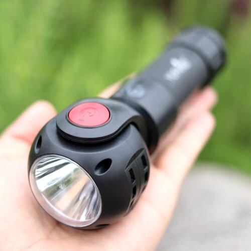 360-Degree Rotating Lamp Head COB Flashlight Torch USB Rechargeable LED Work Light Magnetic Lanterna Camping Lights Torch
