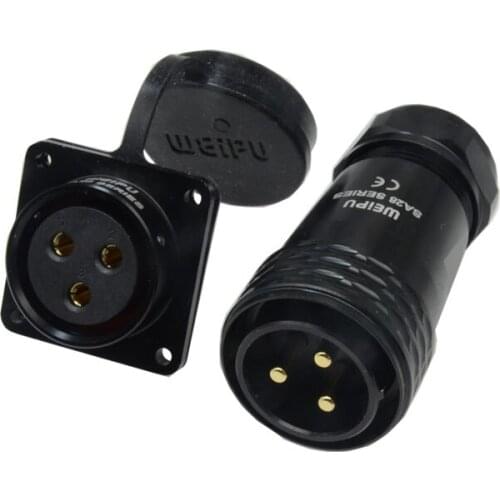 WEIPU SA28 Welding Wire M28 2 3 4 7 8 9 10 12 16 17 20 24 26 Pin Industrial Waterproof Aviation Connector Signal Panel Adapter