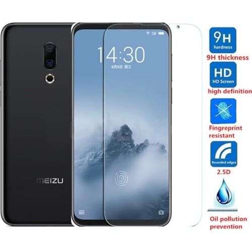 For meizu 15 protective glass for meizu 16 16x 16th plus 15 lite phone screen protector tempered on the glass smartphone film