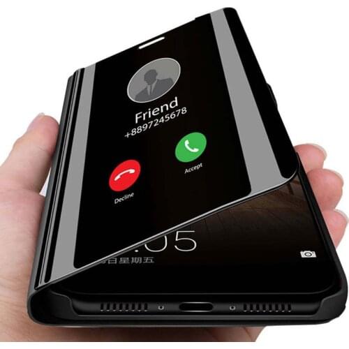 Mirror View Smart Flip Case For Samsung Galaxy S20 FE S20FE SM G785F G781 Luxury original shell Funda Back Leather Phone Cover