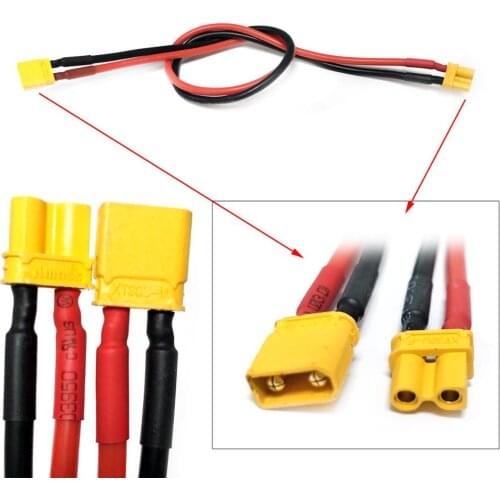 1 Pc XT30 Battery Connector Male Female Soft Silicon Wire 16AWG Extension Cable/Wire/Lead 150mm 300mm 450mm