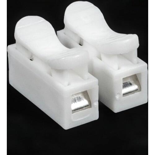 10pcs CH-2 /CH -3 quick press butt terminal wire connection post flame retardant self-locking press terminal