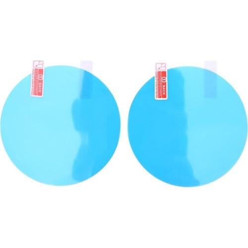 2pcs Motorcycle Car Side Rear View mirror Protective Film Anti Fog Rainproof Rear View Mirror Window Clear waterproof membrane
