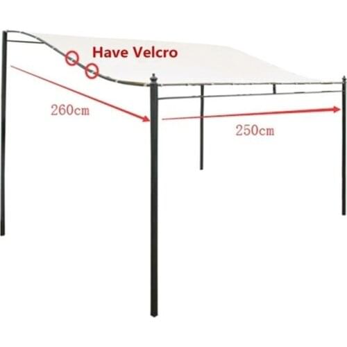 300D Canvas Waterproof Tent Roof Garden Replacement Canopy Top Cover Outdoor Awning Coating Pergola Waterproof Beach Tents