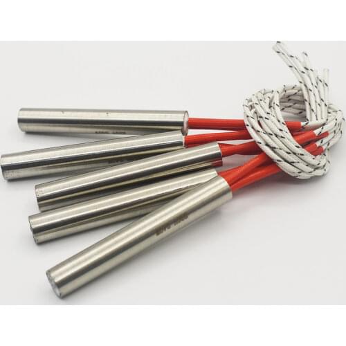 10mm Stainless Steel Tube Diameter Cartridge Heater 40-200mm Length 220V Electric Heating Element Tube Heater
