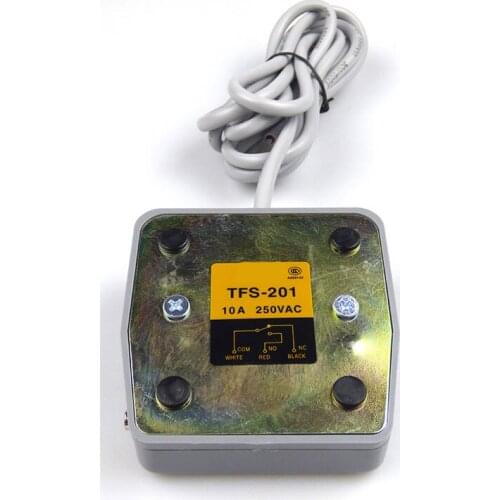 5pcs Foot Pedal With Cable 2m Pedal Switch Foot Switch TFS-201 Self-reset Switch 220V10A Pedal Momentary Control