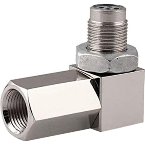 90 Degree CEL Check Engine Light Bungs Oxygen O2 Sensor Socket Real Mini Catalytic Converter 201 Stainless