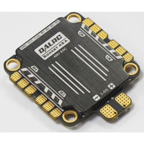 DALRC Rocket 45A 4in1 Brushless ESC 3-6s LiPo Blheli 32 is suitable for Rc FPV racing drone