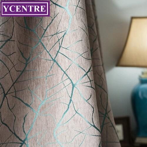 YCENTRE Decorative Window Drapes The Chenille Jacquard Heavy Curtains European Modern Curtains/Rideau Room/Bedroom/Livingroom
