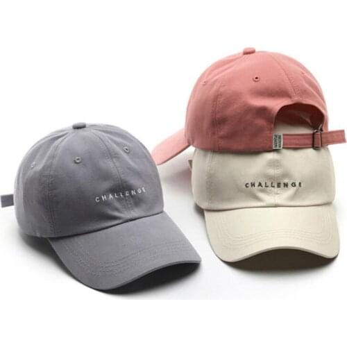 Doitbest 2021 Korea baseball cap hats for women men Couples hat challenge letters outdoor lady mens sports caps snapback