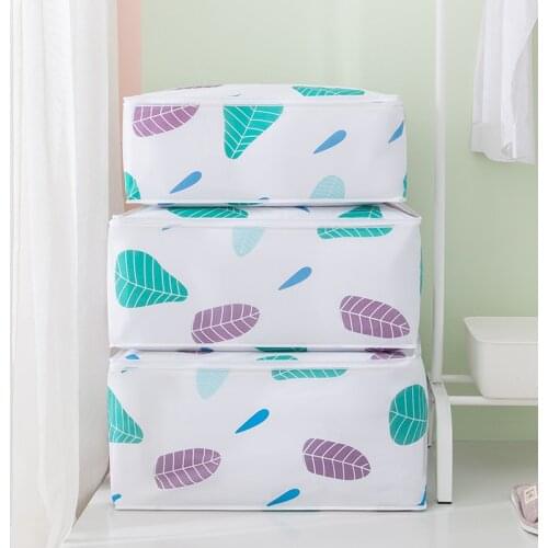 Home Large Storage Bag Clothes Blanket Quilt Closet Sweater Organizer Box Pouches Housekeeping Container Organizers S/M/L Size