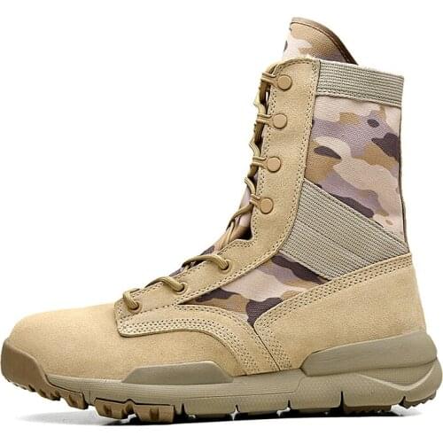 Unisex Camouflage Outdoor Trekking Hiking Tactical Boots Shoes Sneakers For Climbing Mountain Trail Hunting Shoes Boots 36/45