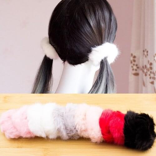 Cute girl sweet sweet small fresh pony tail hair band hair band hair ball hair rope Japanese headdress