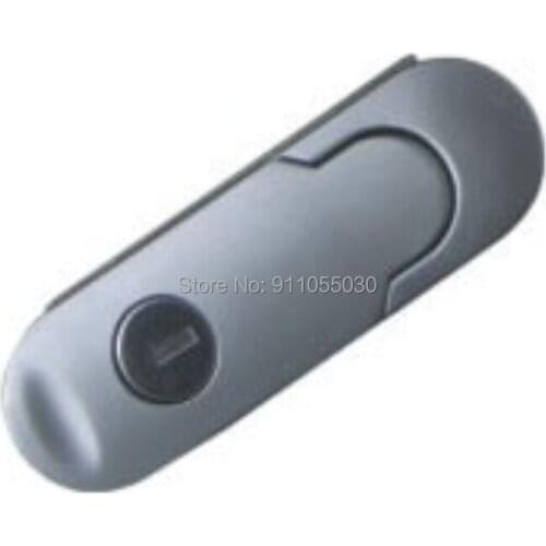 MS843 Zinc Alloy Plane Lock 89x28mm with Key Mailbox Flat Steel Cabinet Lock Safety Industrial Distribution Box Plane Lock