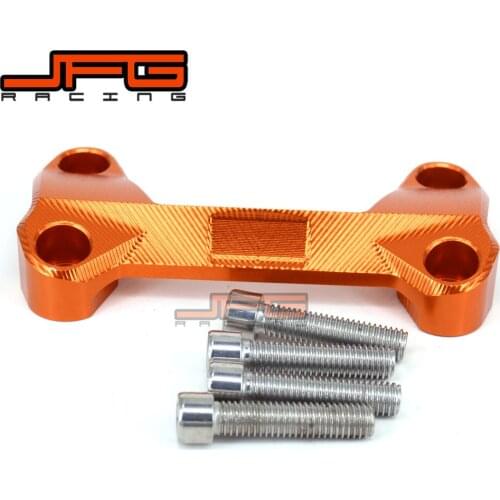 Orange HandleBar Handle Bar Fat Bar Mount Clamp For KTM DUKE 125 200 390 Motorcycle Dirt Bike Off Road