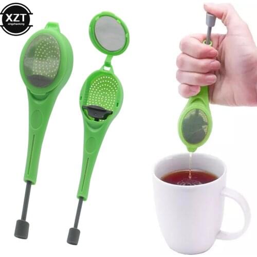 Useful Total Tea Infuser Coffee Strainer Tea Strainer Stir Swirl Tea Infuser Gadget Measure Swirl Steep Stir And Press Plastic