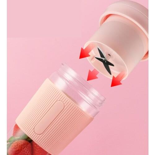 Portable juicer household mini electric juicer cup small USB charging fruit machine frying juicer