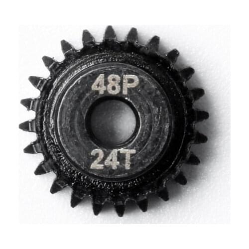 Durable 48P 3.17MM 16T 17T 18T 19T 20T 21T 22T 23T 24T 25T Motor Gear for 1/10 Axial SCX10 RC Crawler Car Upgrade Kit