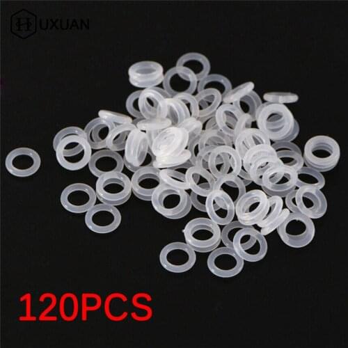 50/120pcs Rubber O Ring Keyboard Switch Dampeners Keyboards Accessories White For Keyboard Dampers Keycap O Ring Replace Part