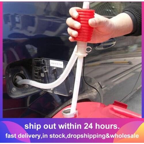 Manual Siphon Suction Water Chemical Liquid Pump Portable Car Truck Fuel Oil Gasoline Diesel Transfer Sucker Hand Pump