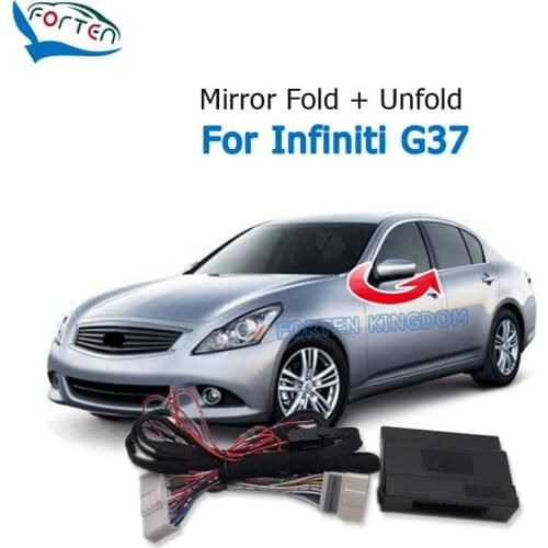 Forten Kingdom Car Side Auto Rear Mirror Folding System Module For Infiniti G37 Rear View Mirror fold unfold