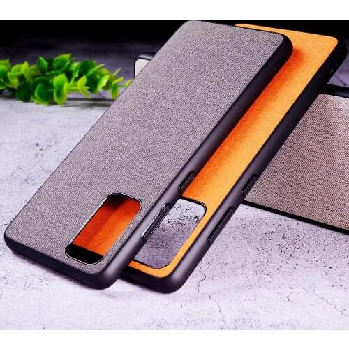 Textile case for Samsung Galaxy S20 plus ultra A51 A71 A10 A5 2017 9 10 Lite j8 A9 A8 2018 S10e S10 5G A40 A50 A70 A70S