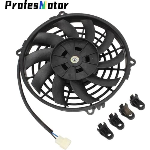 High Performance Motorcycle Oil Cooler Electric Radiator Cooling Fan Engine Radiator For Dirt Bike Motorcycle ATV Quad Buggy