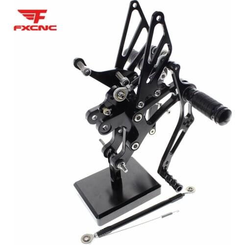 For YAMAHA YZF R1 YZFR1 1998-2003 2002 2001 2000 CNC Aluminum Alloy Motorcycle Rearset Footrest Footpeg pedal Foot peg Rear Set