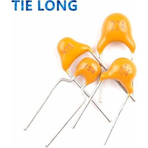 100Pcs 50V monolithic ceramic capacitor 10PF ~ 10UF 22PF 47NF 220NF 1NF 4.7UF 1UF 100NF 330NF 0.1UF 102 104 105 106 103 473 334