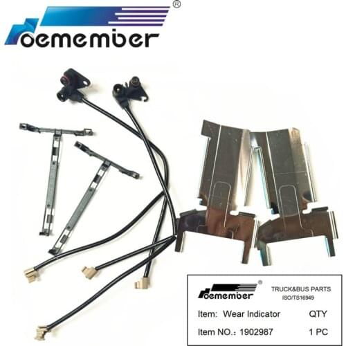 1902987 6pcs / set Truck Braking Alarm Line For DAF Brake Pad Wear Indicator Truck Parts New Europe Heavy Duty