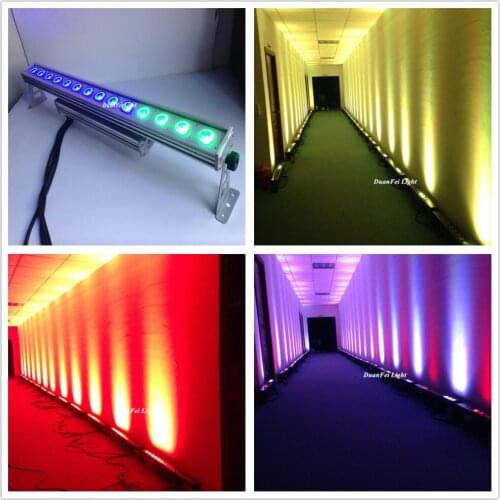 20Lights high power ourdoor led bar wall washer rgb dmx ip65 led wash wall COB pixel led wall washer 14x30W