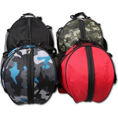 2021 Outdoor Sports Shoulder Soccer Ball Bags Training Equipment Storage Mesh Side Two-Way Open Ball Bag Volleyball Basketball