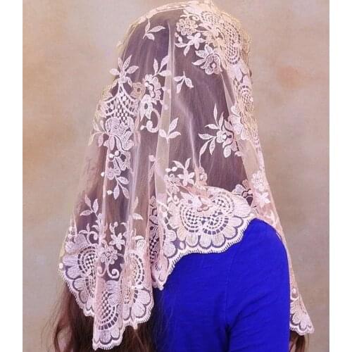 White Spanish Lace Mantilla Catholic Veil Spanish Lace Mantilla Lace Veil