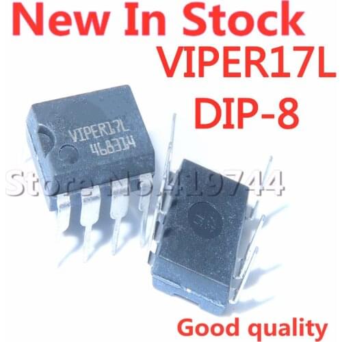 5PCS/LOT VIPER17LN VIPER17L = VIPER17H DIP-7 Switching Power Chip IC In Stock New Original