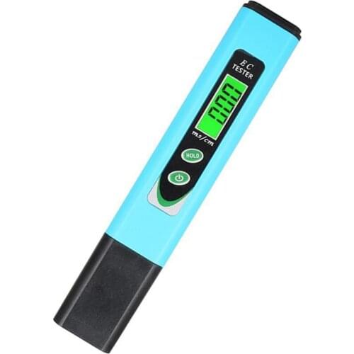 Digital Hydroponics EC Meter Tester 19.99 ms/cm Water Quality Electrical Conductivity Aquarium ATC 21%off