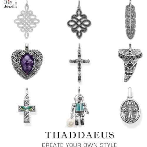 Pendant Black Love Knot,2019 Fashion Rebel Street Jewelry Europe Bijoux 925 Sterling Silver Accessories Gift For Men Woman