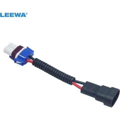 LEEWA 10pcs Car Ceramic Socket 9006 Ceramic Wiring Harness Connector Adaptor For LED/HID Headlight Bulb Socket Holder #CA5951