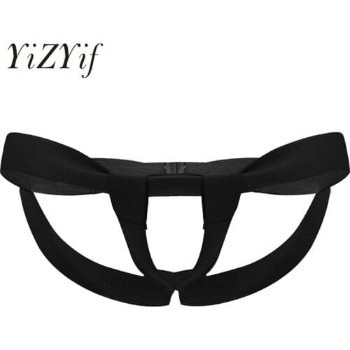 Mans Bandage G-string Thong Underwear with Enhancing Strap gay underwear jockstrap string homme thong men lingerie sissy panties