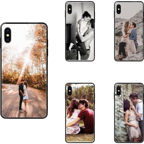 Boys Kissing Lover Couple Black Soft TPU New Style Unique For Apple iPhone X XR XS 11 12Pro MAX 5S 5C SE 6S 7 8 Plus 2020